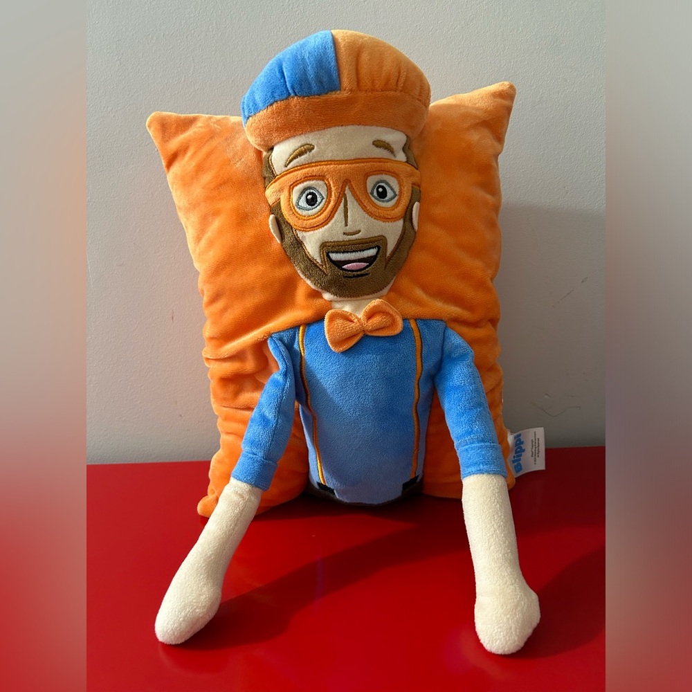 Blippi Orange Buddy Pillow